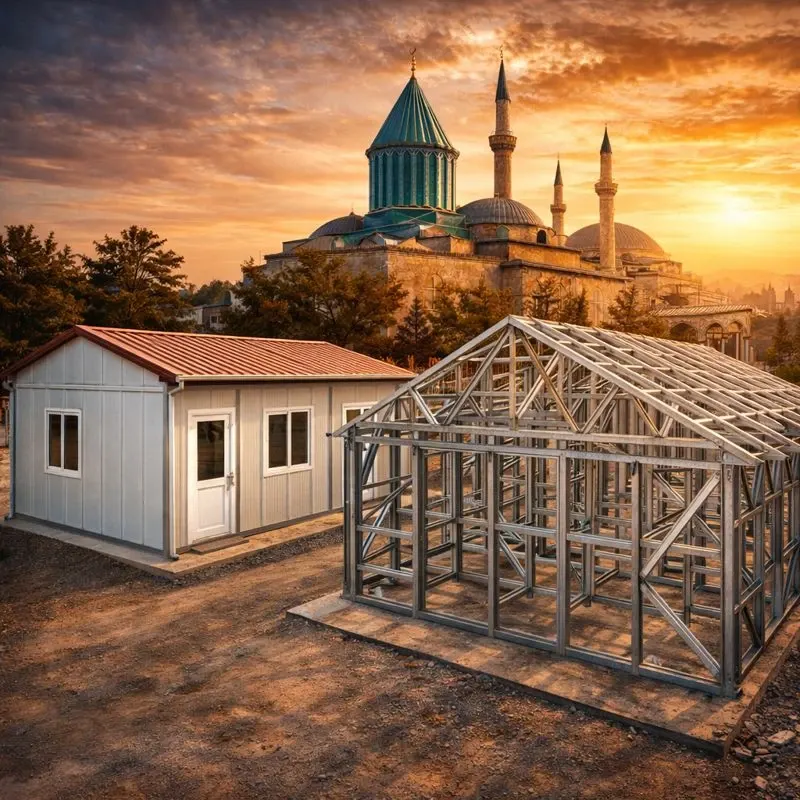 Konya prefabrik yapı ve çelik konstrüksiyon sistemleri